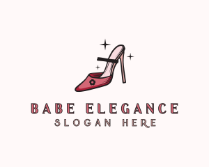 Elegant Women High Heels logo design