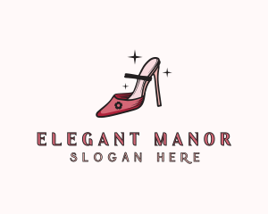 Elegant Women High Heels logo design