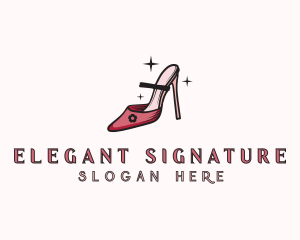 Elegant Women High Heels logo design