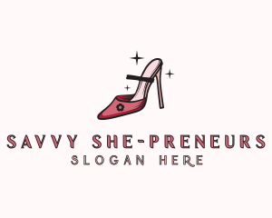 Elegant Women High Heels logo design