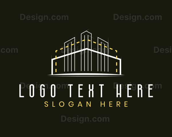 House Structure Contractor Logo