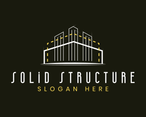 House Structure Contractor logo design