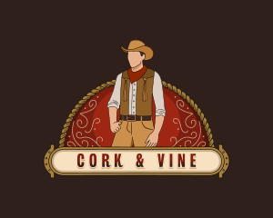 Western Cowboy Fashion logo design