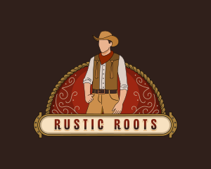 Western Cowboy Fashion logo design