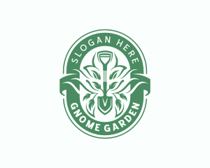 Shovel Plant Gardening logo design