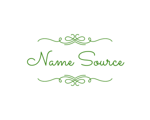 Curly Ornament Wellness logo