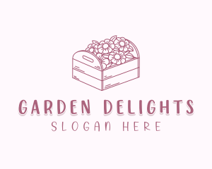 Flower Gardening Yard logo design