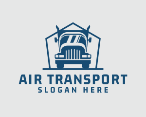 Transport Cargo Truck logo design