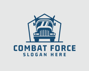 Transport Cargo Truck logo