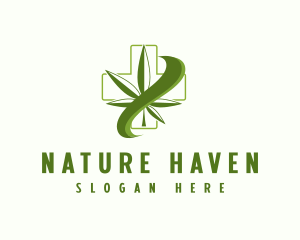 Nature Medical Weed logo design