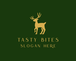 Gold Deer Stag Logo