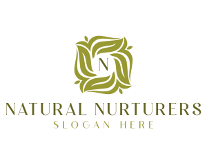 Wellness Nature Garden logo design