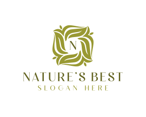 Wellness Nature Garden logo design