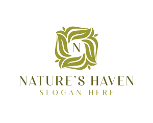 Wellness Nature Garden logo design