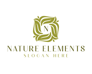 Wellness Nature Garden logo design