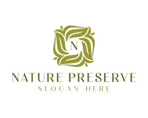 Wellness Nature Garden logo design