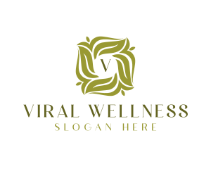 Wellness Nature Garden logo design