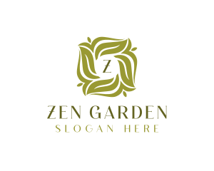 Wellness Nature Garden logo design