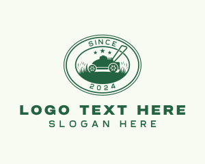 Grass Lawn Mower Garden logo