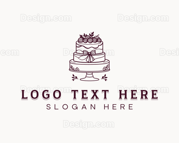 Wedding Cake Pastry Logo