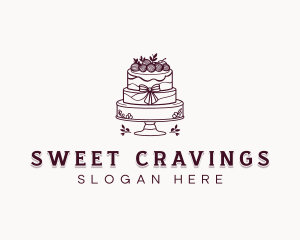 Wedding Cake Pastry logo design