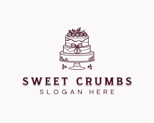 Wedding Cake Pastry logo design