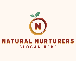 Natural Citrus Fruit  logo design