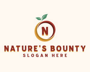 Natural Fruit Leaf logo design