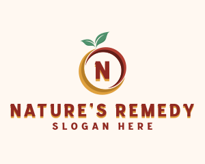 Natural Citrus Fruit  logo design