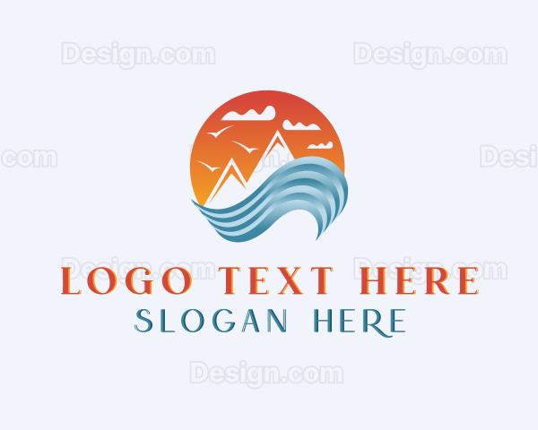 Wave Mountain Travel Logo