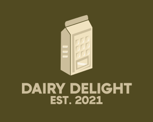 Milk Vending Machine  logo design