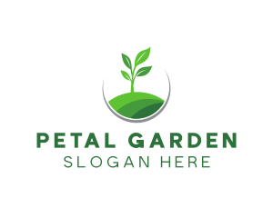 Garden Plant Hill logo design