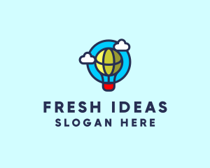 Sky Balloon Travel logo design