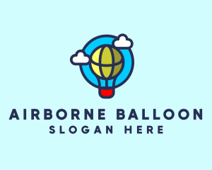 Sky Balloon Travel logo design