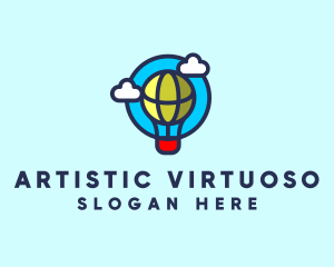 Sky Balloon Travel logo design