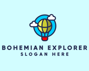 Sky Balloon Travel logo design