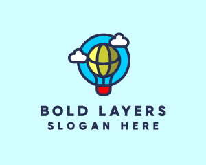 Sky Balloon Travel logo design