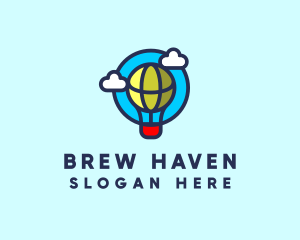 Sky Balloon Travel logo design