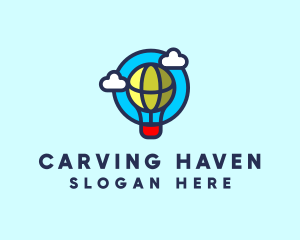 Sky Balloon Travel logo design