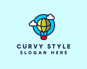 Sky Balloon Travel logo design