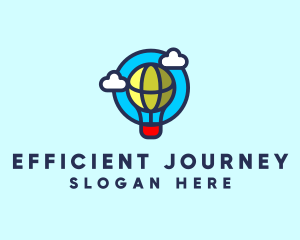 Sky Balloon Travel logo design