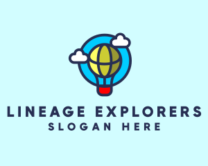 Sky Balloon Travel logo design