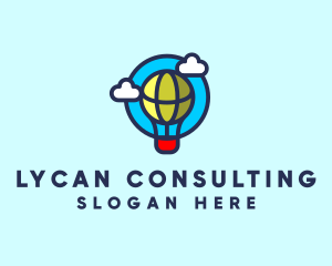 Sky Balloon Travel logo design