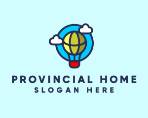 Sky Balloon Travel logo design