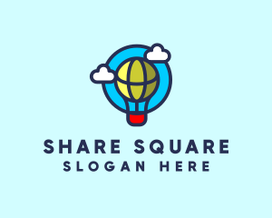 Sky Balloon Travel logo design