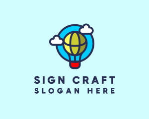 Sky Balloon Travel logo design