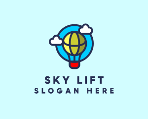 Sky Balloon Travel logo design