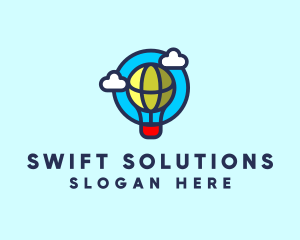 Sky Balloon Travel logo design