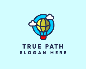 Sky Balloon Travel logo design