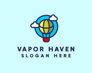 Sky Balloon Travel logo design